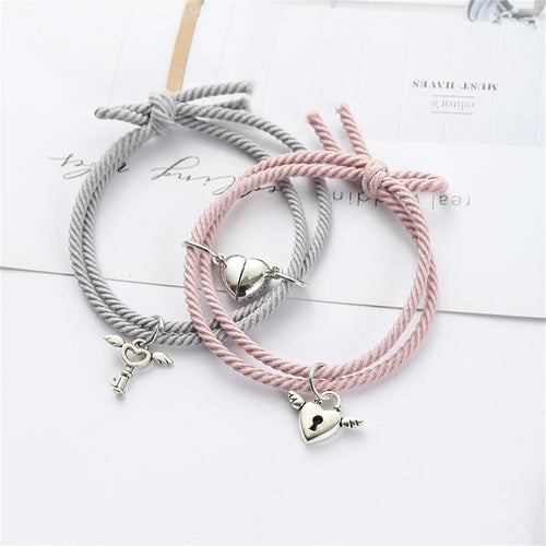 Pulseras "Llave de mi corazón" para 2