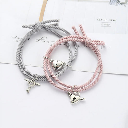 Pulseras "Llave de mi corazón" para 2